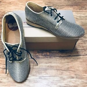 ⚡️NWT!!!⚡️Rollie Derby Monochrome Pony Hair Shoes